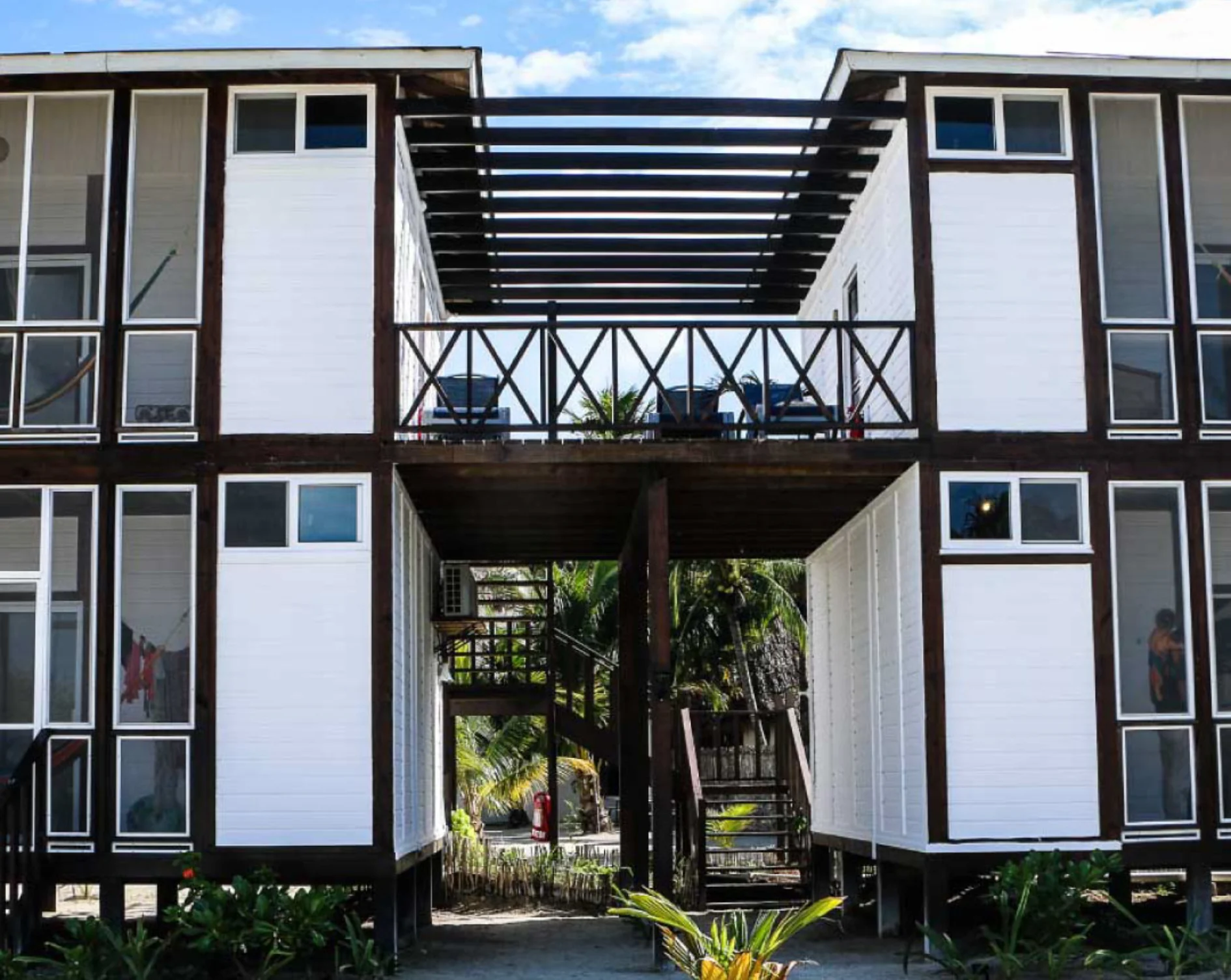 Two-storey boutique accommodation concept