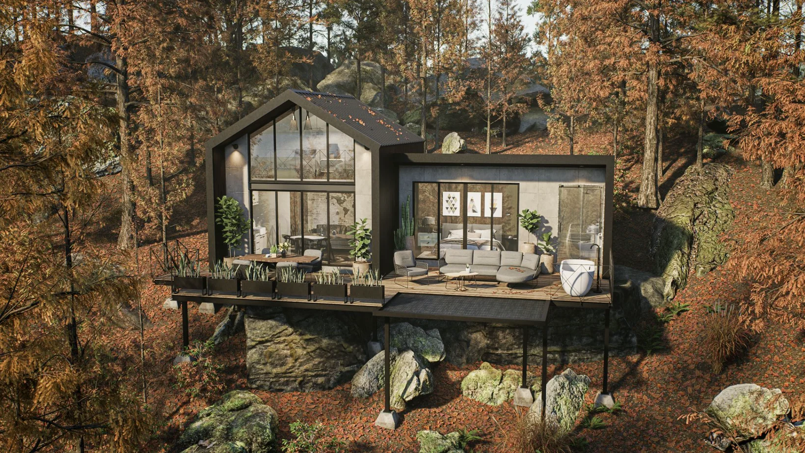 Nordic 8 bright family residence concept