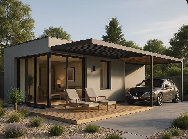 Meridian Plus modern house – complete exterior